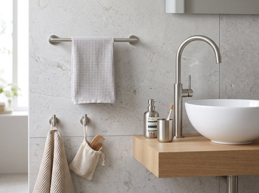 Comment choisir ses patères et porte-serviettes assortis à sa robinetterie ?