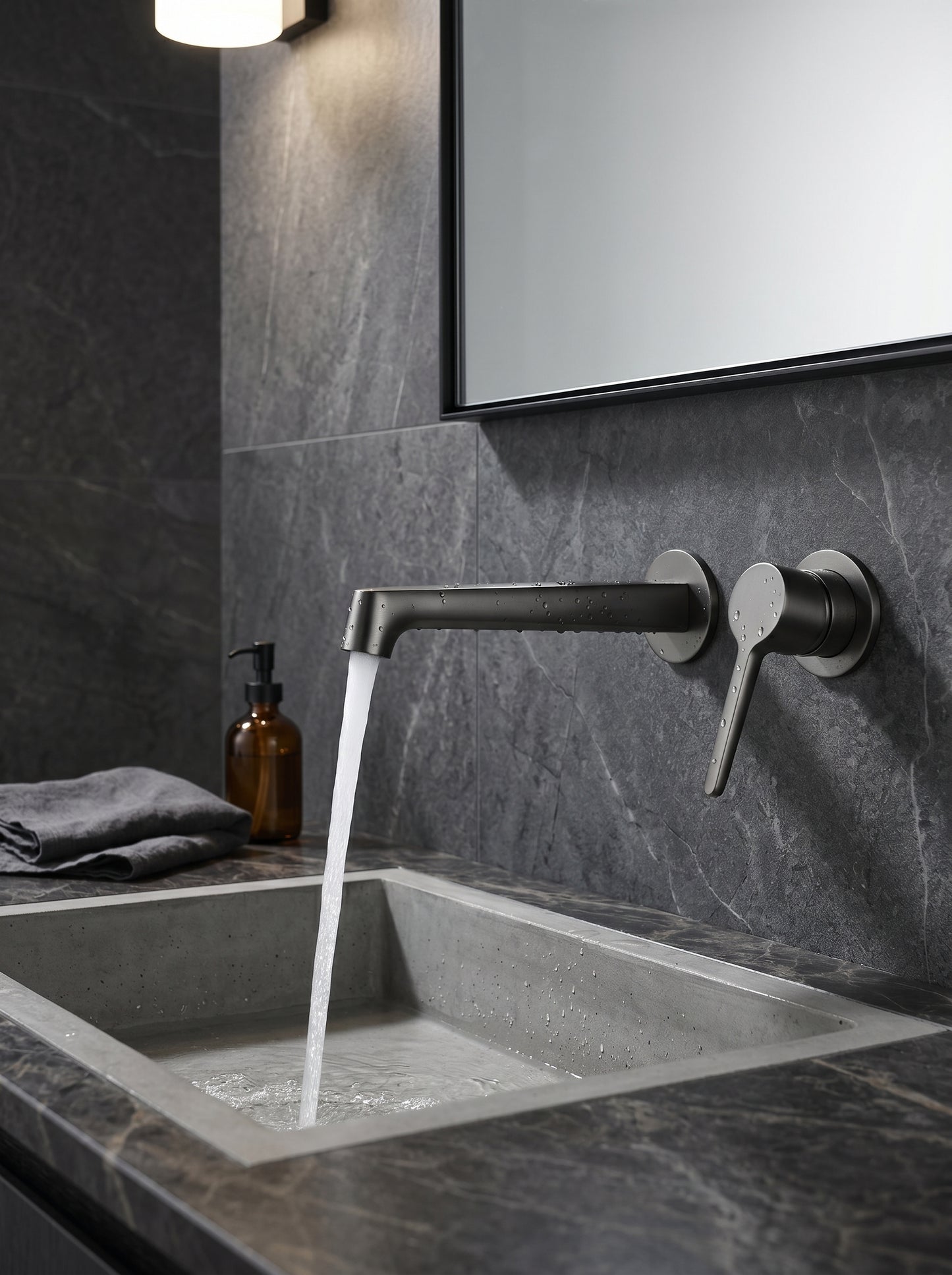 Mitigeur Lavabo Mural Encastrable en Laiton Massif - VENEZIA