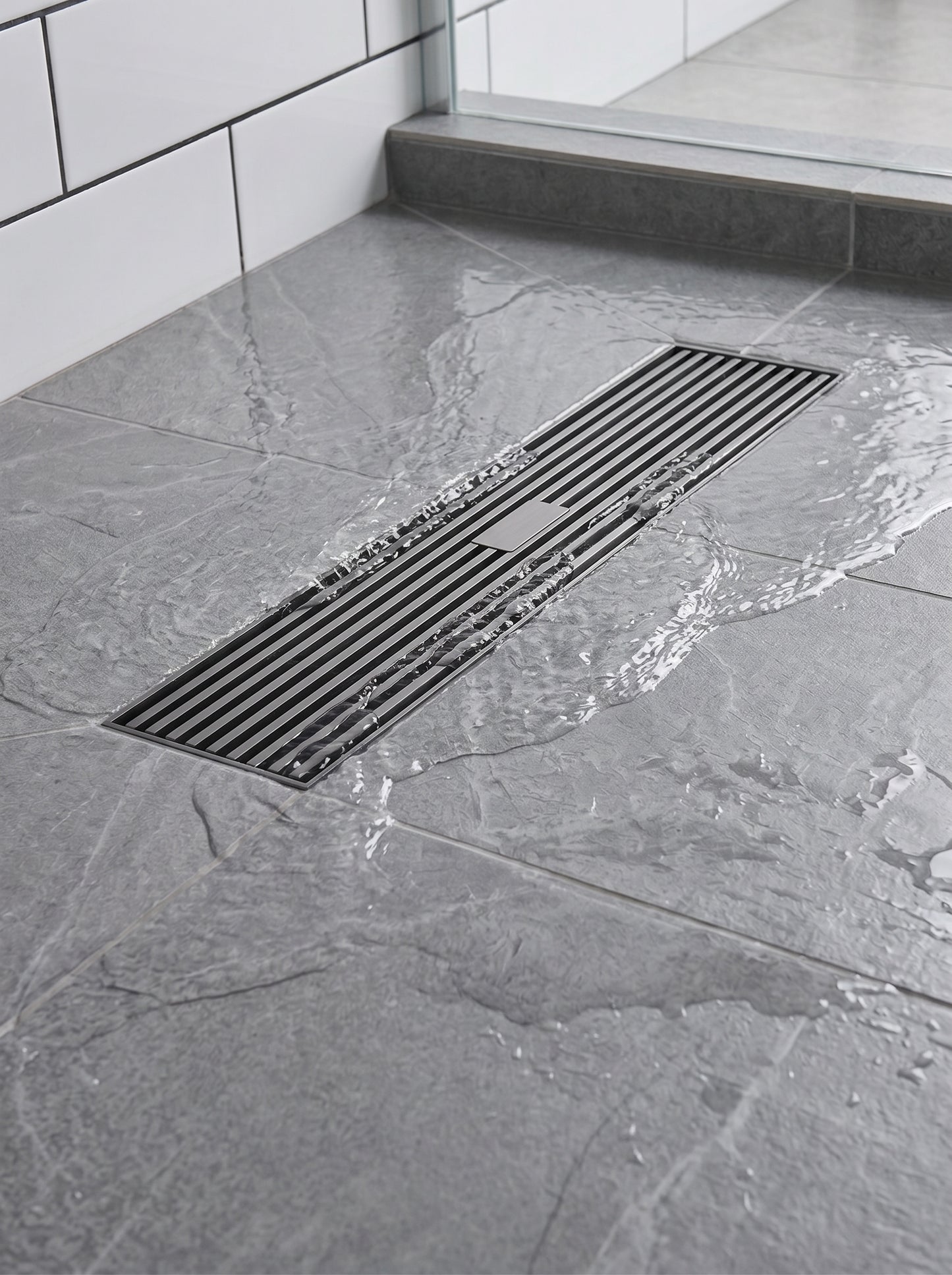 Caniveau de Douche Italien en Laiton Massif - CORINTO