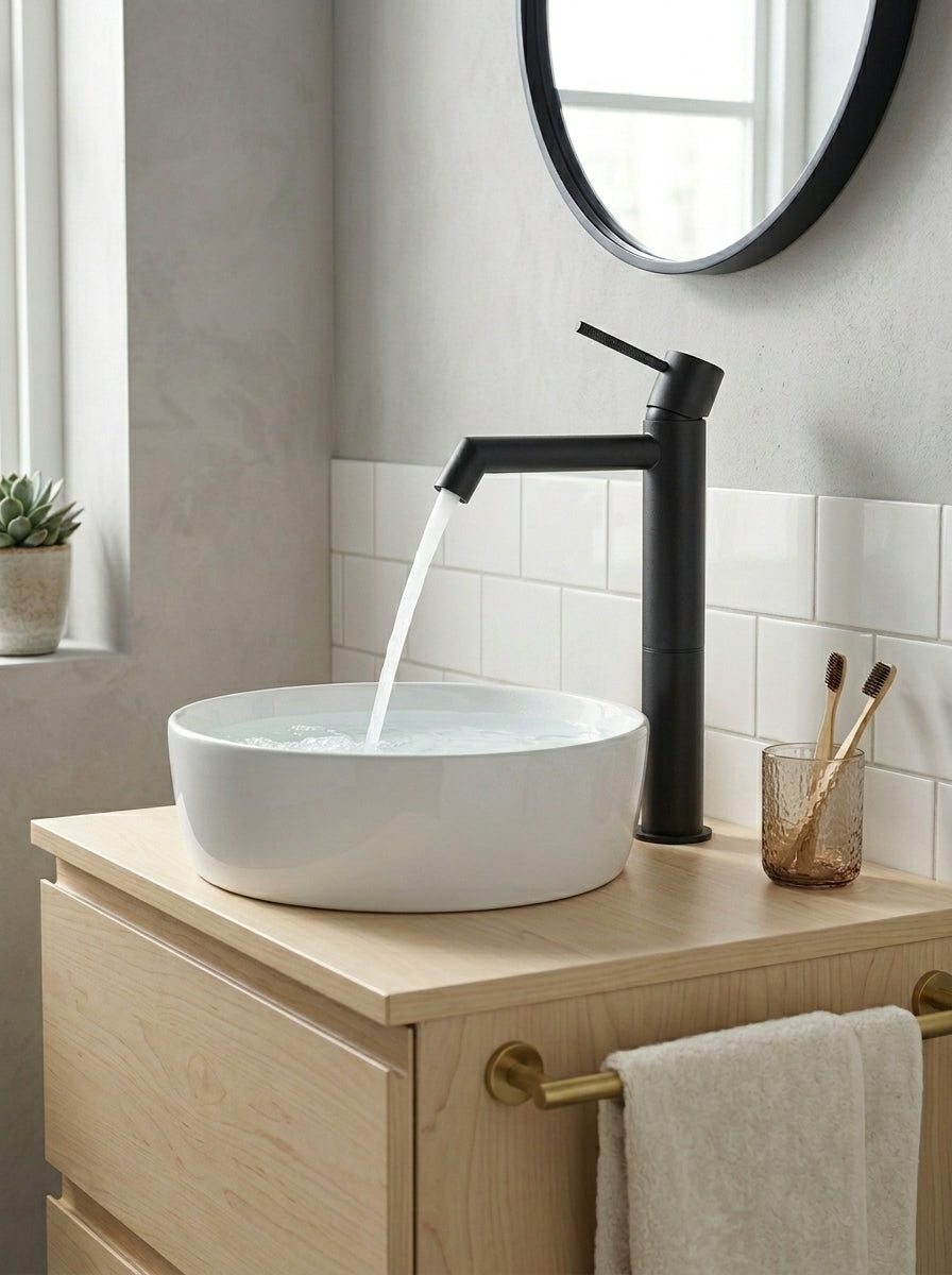 Mitigeur Lavabo Surélevé en Laiton Massif - RIVA