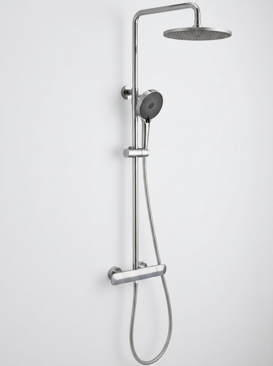Colonne de douche Murale Thermostatique en Laiton Massif - AZZURA