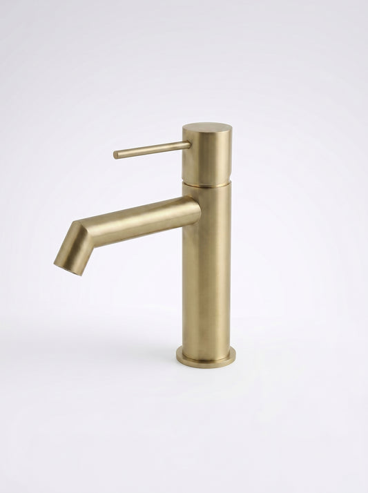 Mitigeur Lavabo Moderne en Laiton Massif - RIVO - Or Brossé