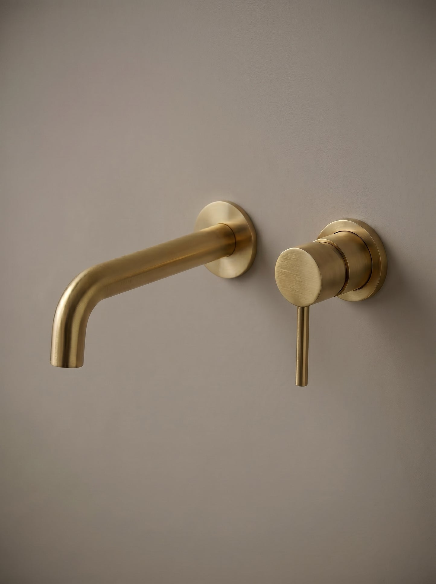 Mitigeur Lavabo Mural Encastrable en Laiton Massif - MILANO