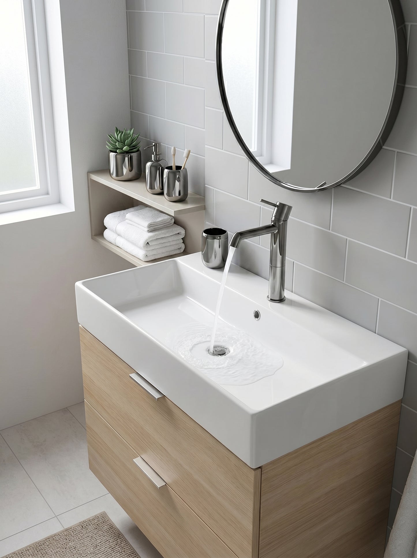Mitigeur Lavabo Surélevé en Laiton Massif - RIVA