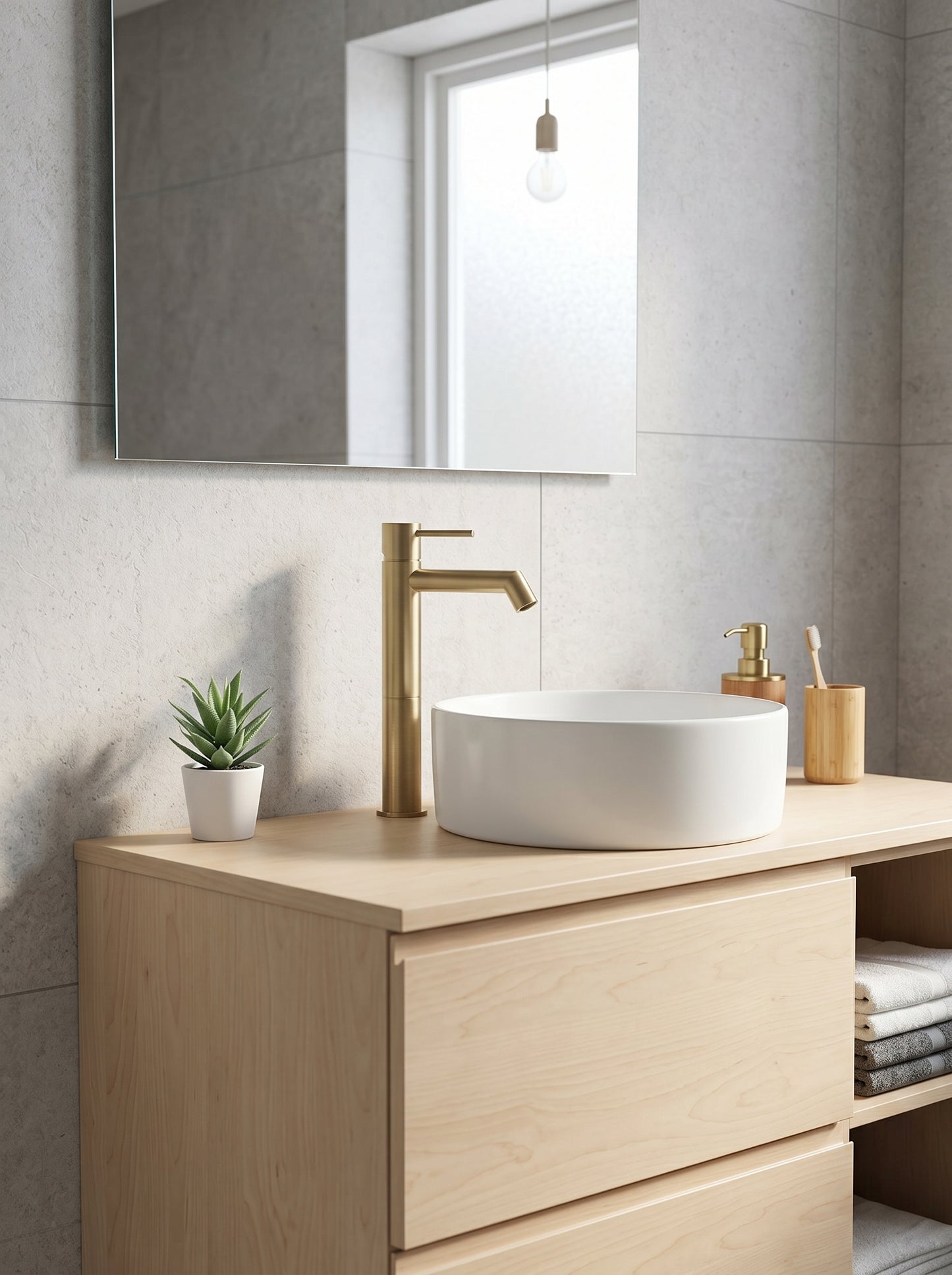 Mitigeur Lavabo Surélevé en Laiton Massif - RIVA