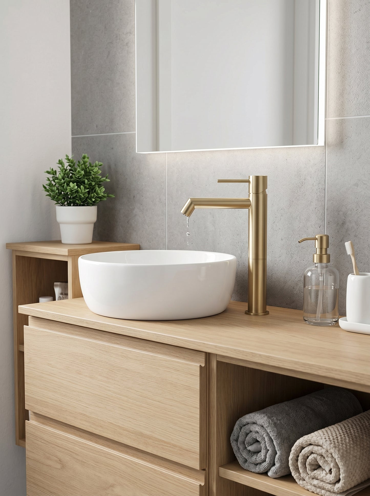Mitigeur Lavabo Surélevé en Laiton Massif - RIVA