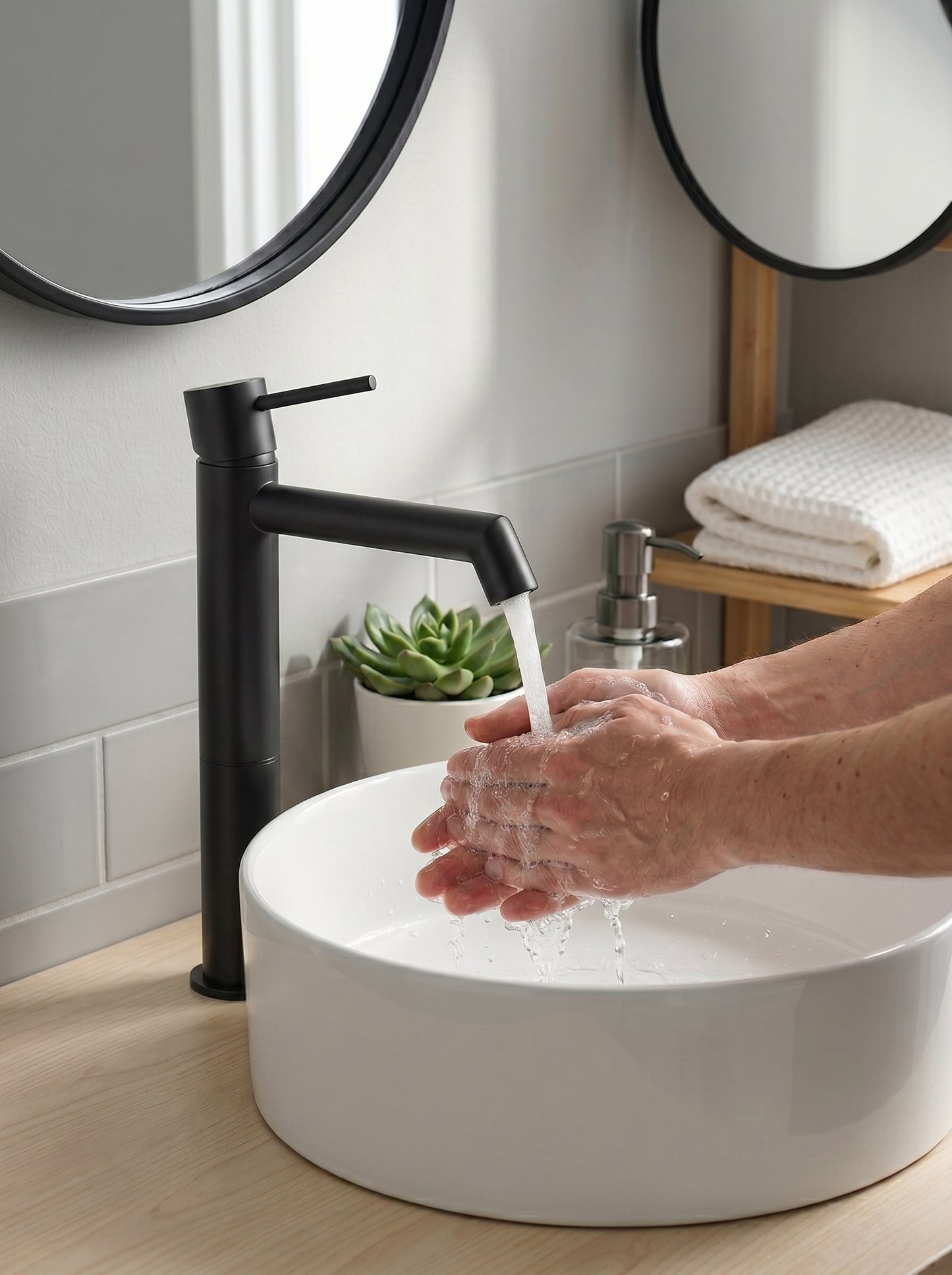 Mitigeur Lavabo Surélevé en Laiton Massif - RIVA
