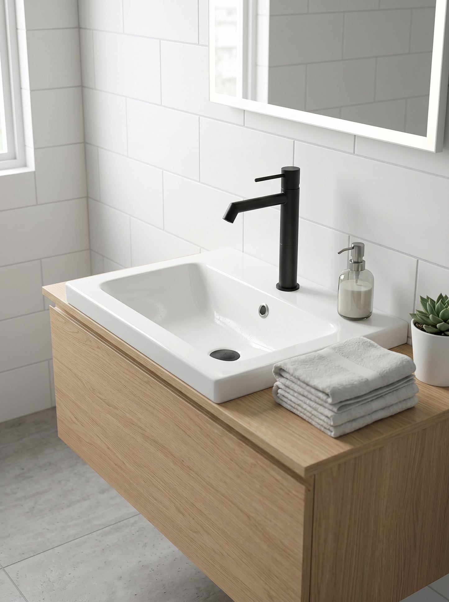Mitigeur Lavabo Surélevé en Laiton Massif - RIVA