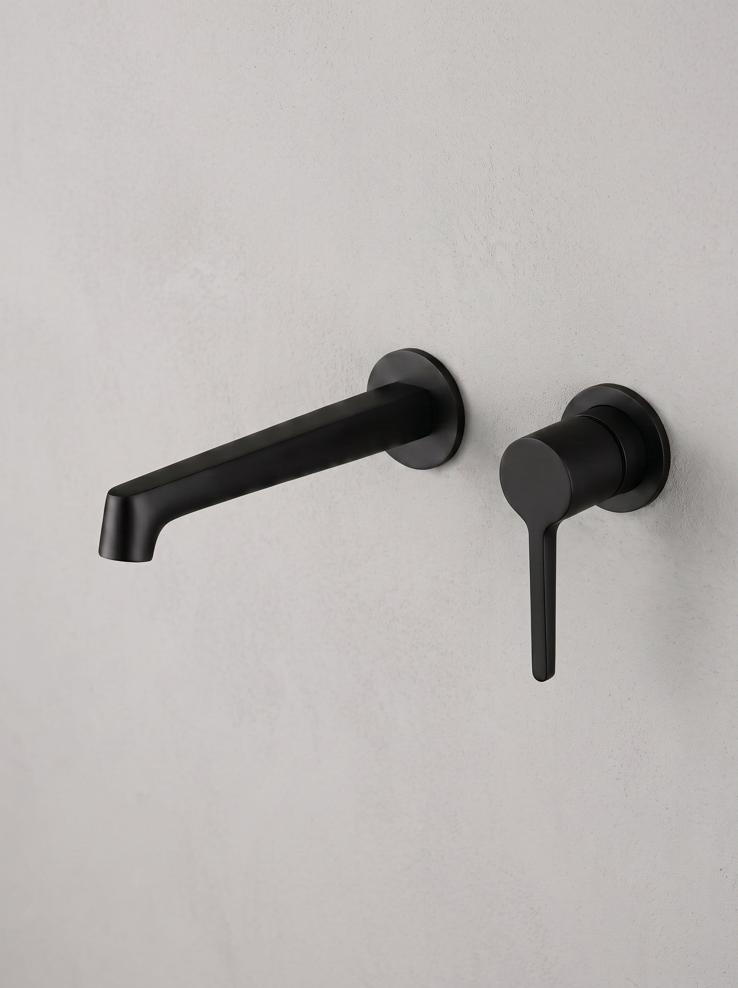 Mitigeur Lavabo Mural Encastrable en Laiton Massif - VENEZIA - Gris Gunmetal