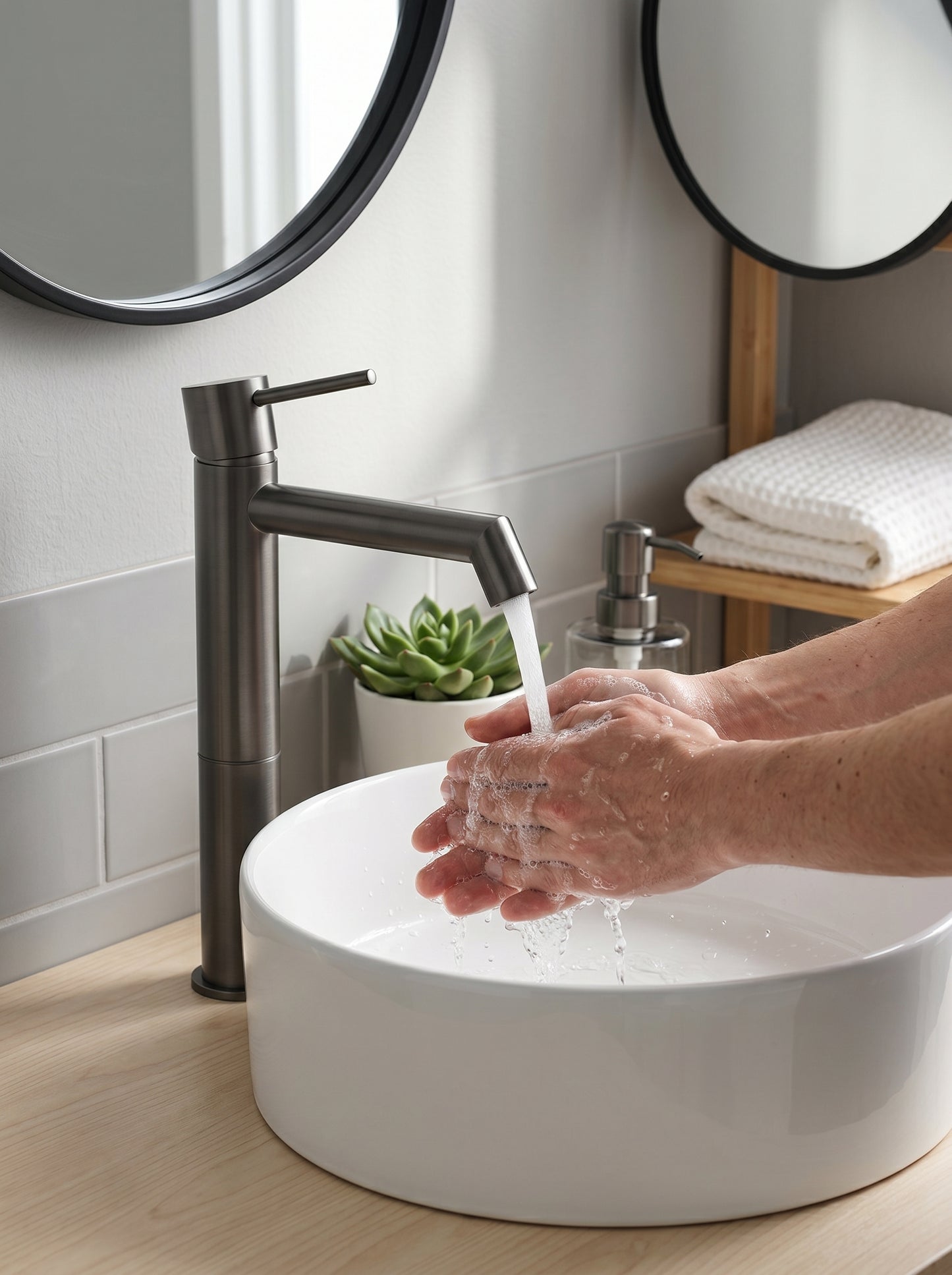 Mitigeur Lavabo Surélevé en Laiton Massif - RIVA
