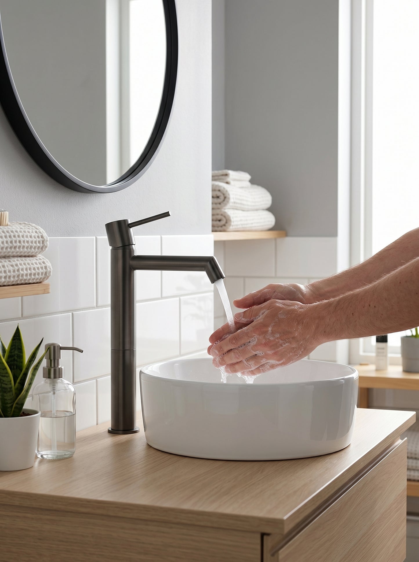 Mitigeur Lavabo Surélevé en Laiton Massif - RIVA