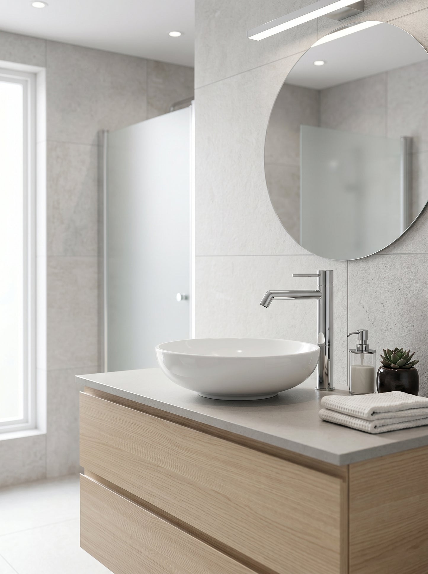 Mitigeur Lavabo Surélevé en Laiton Massif - RIVA