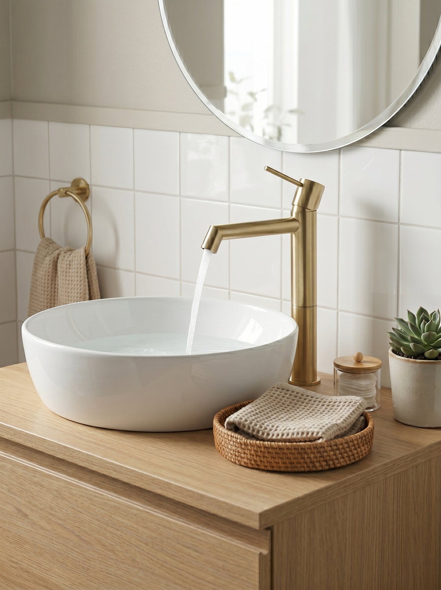 Mitigeur Lavabo Surélevé en Laiton Massif - RIVA