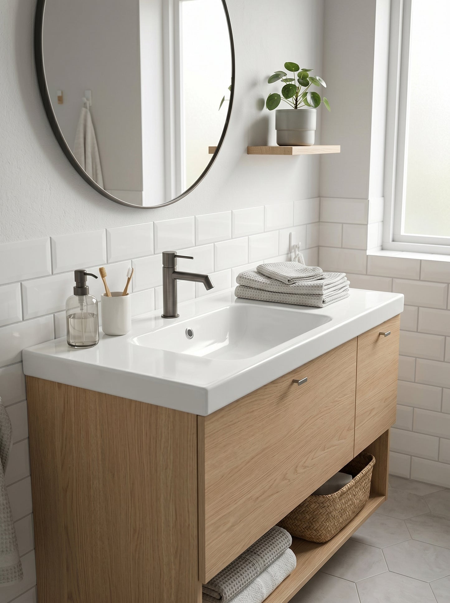 Mitigeur Lavabo Moderne en Laiton Massif - RIVO