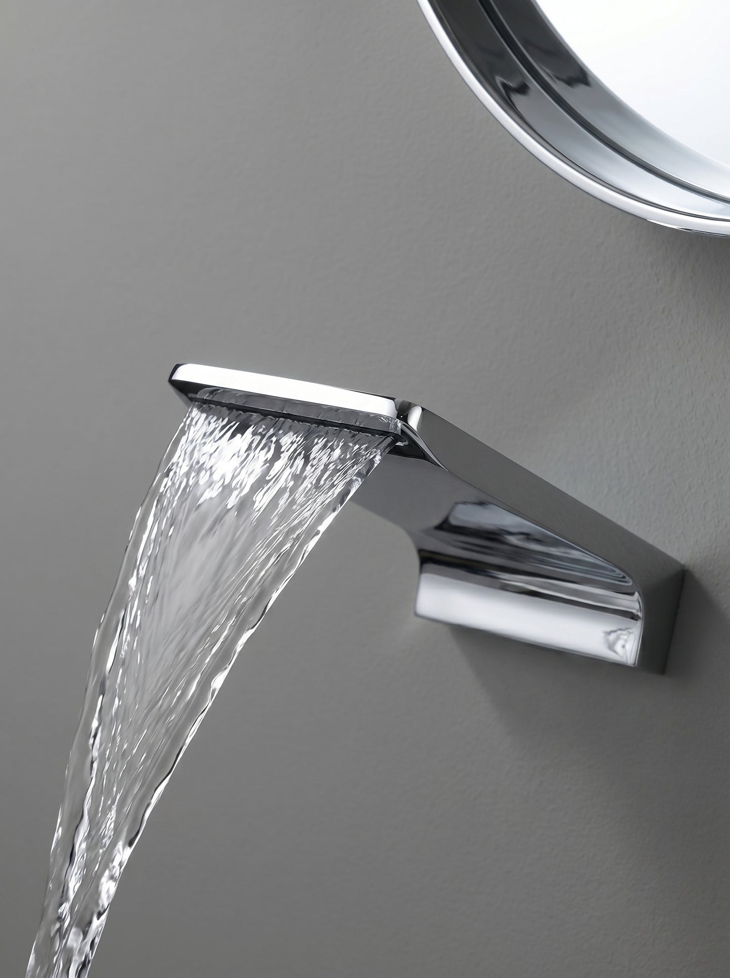 Mitigeur Lavabo Mural Encastrable en Laiton Massif - ARIA - Gris Gunmetal